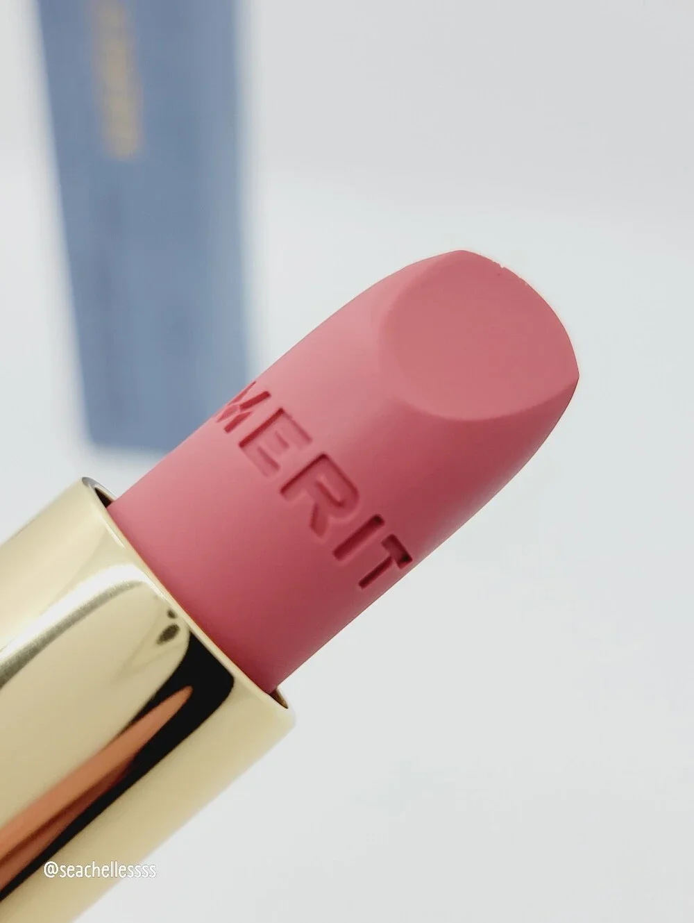 Andie Merit Lightweight Lip Blush Matte Brand New In Box Full Size Baby Pink